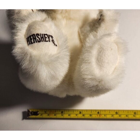 Hersheys White Plush Teddy Bear 6" Polyester Soft Toy 2001 advertising chocolate - Picture 7 of 7
